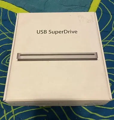 Apple USB  SuperDrive (A1379) Silver External Drive CD DVD • $30