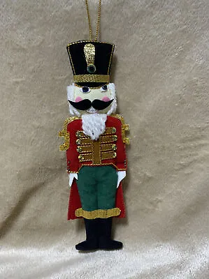 St. Nicolas Embroidered Nutcracker Ornament 6.5 Inches Tall #9137 NC NEW • $12