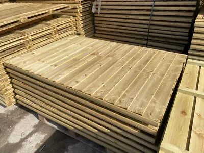 £34 • Buy 🌳 Heavy Duty Pressure Treated 6x4 Straight Top Vertical Board Fence Panels -new