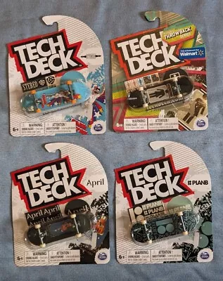 Lot Of 4 Tech Deck Finger Board Stereo Girl April Plan B • $19.90