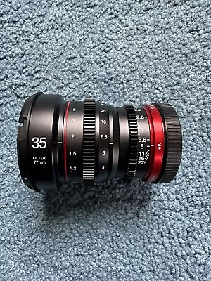 Meike MK-35T22-M43 35mm T2.2 RF Mount Cinema Prime Lens • $200