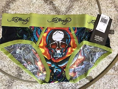 Ed Hardy One Pair Cotton Briefs Size XL Brand New • $18