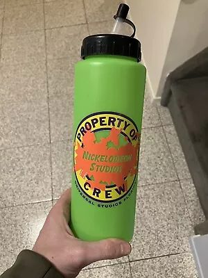 Vintage 90s Property Of Nickelodeon Studios Crew Water Bottle Universal Studios • $250