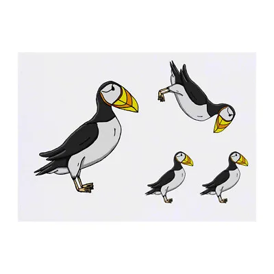 £5.99 • Buy 4 X 'Puffin' Temporary Tattoos (TO00015775)