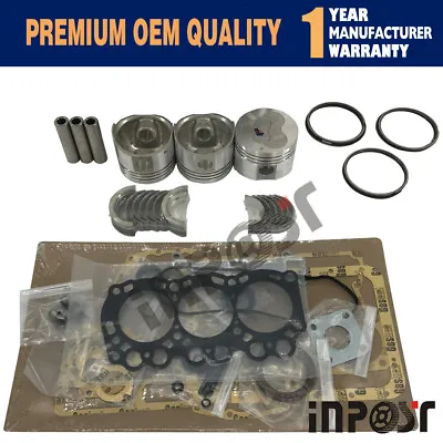 L3E L3E-W461ML L3E-61SDH L3E-61TG Overhaul Rebuild Kit For Mitsubishi Engine • $515