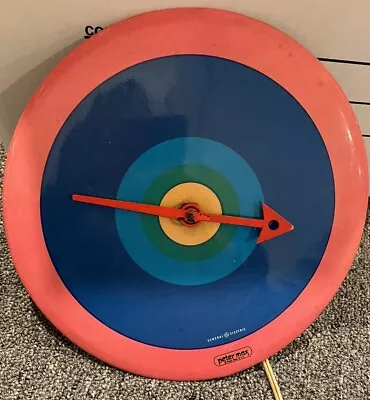 Peter Max  Wow Now  General Electric Wall Clock • $190