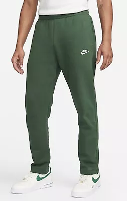 Nike Club Fleece Mens Taper Leg Jogger Sweatpants Pants Green Sz 2xl Retail $55 • $39.88