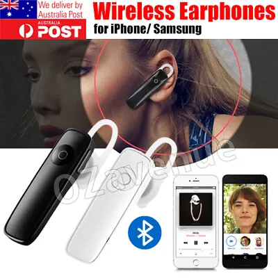 $6.95 • Buy Sweatproof Wireless Bluetooth Earphones Headphones Sport Gym For IPhone IPad