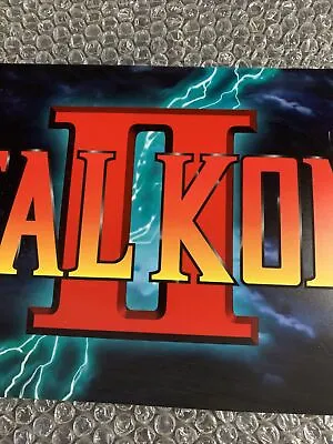 Mortal Kombat 2 Midway Original Marquee Sign Restaurant Bar Wall Hanger If27 • $65