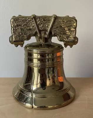 Virginia Metalcrafters Brass Liberty Bell Bookend 1981 • $26.99