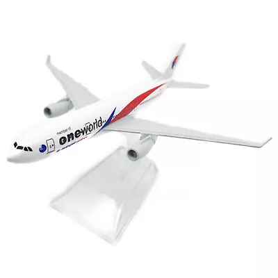 1:400 16cm A330 Malaysia Airlines One World Airplane Model Alloy Plane Model • £13.91