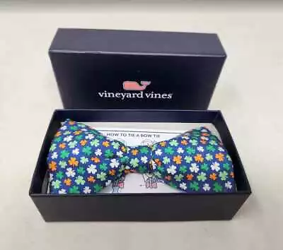 New Men's Vineyard Vines Irish Clovers St. Patrick's Day Bow Tie - Made In USA • $39.99