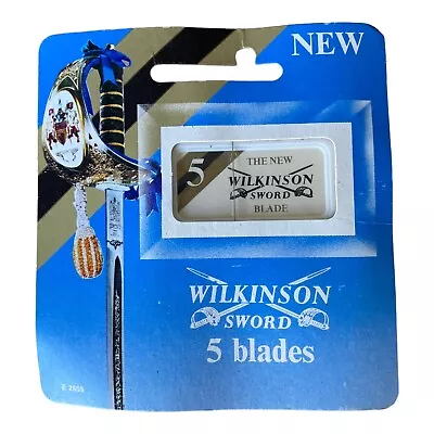 Vintage Wilkinson Sword 5 Blades New And Unopened. • $9.63