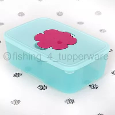 NEW Tupperware Baby Wipes Dispenser Large Light Blue Pink Punch Tissue Box • $30