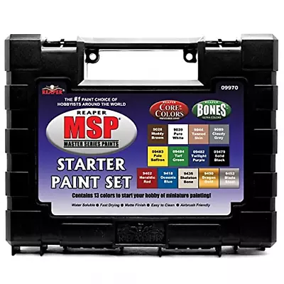 Reaper Miniatures Master Series Paints Starter Set For Mini Figures • $47.57