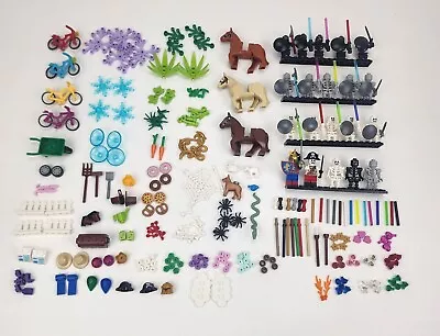 Lego Skeletonsanimalsbikestoolsfoodplantsbamaweaponmics Parts U-pick • $5