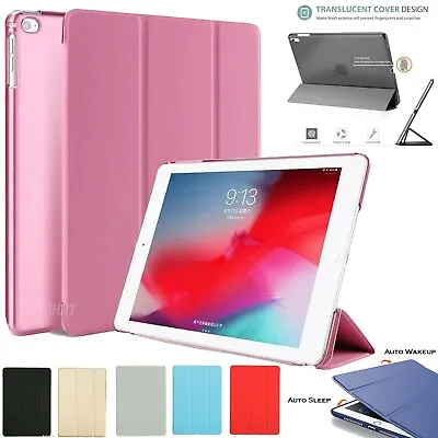 Translucent Slim Case For IPad Pro 11 IPad 7th 8th Gen Air 2 3 Back Smart Cover • £6.98