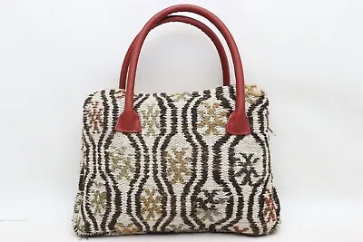 Kilim Bag Shoulder Bag Bohemian Bag 10x14  Fashion Bag Wool Leather Bag E 24 • $41.02