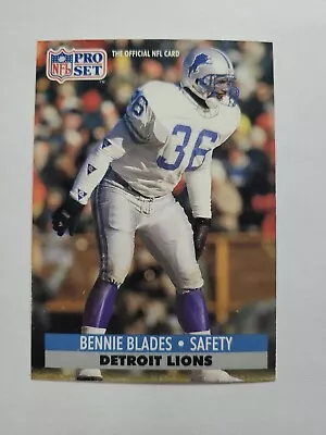 Bennie Blades 1991 Pro Set Football Card # 147 E7586 • $1.99