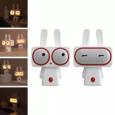 Rabbit Night Light Animal Light Dimmable Nightlight Rechargeable Modern Table • £13.54