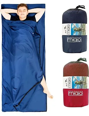 2in1 Cotton Sleeping Bag Liner And Double Travel Bed Sheet • £12