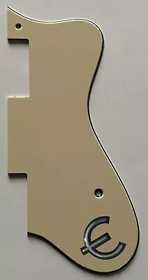 For Fit Epiphone Dot Style & E Logo Guitar Pickguard 3 Ply Vintage Yellow • $19.99