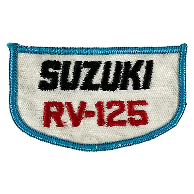 $5.95 • Buy Vintage Suzuki Rv-125 Motorcycle Embroidered Iron Sew Patch Coat Jacket Vest 