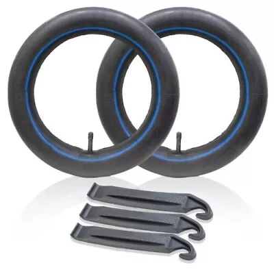 Two Inner Tube 16 X 1.75 - 2.125 Bike Bicycle Rubber Interior Bmx +3 Tire Levers • $12.90