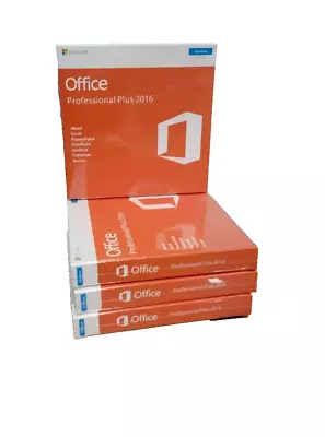 New/Sealed Microsoft Office 2016 Windows Professional Plus DVD + Key • $41.90