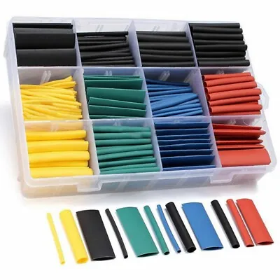 565pcs 2:1 Heat Shrink Tube Tubing Sleeving Wrap Wire Cable Insulated Assorted • $4.95