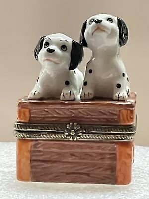 101 Dalmatians Hinged Trinket Box  NIB • £15.20