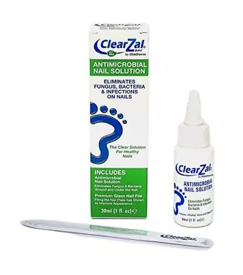 ClearZal BAC With Aloe Complete Antifungal Nail Care System W/ File 1oz 30mL USA • $20