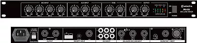 4mic+3aux Rack Mixer 1u Adastra Ml432 953.024uk • £139.84