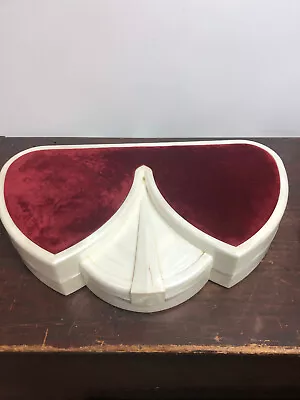 $30 • Buy Vintage Dream Chest By Crosby Vanity Red Velvet