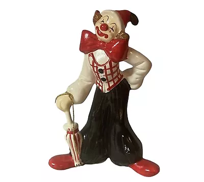 $14.95 • Buy Vintage Enesco Circus Clown Figurine With Umbrella Hand Paint Ceramic Sri Lanka