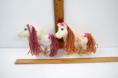 Vintage Cabbage Patch Magic Meadow Pony Lot Of 2 Horses Crimp N Curl CPK Hasbro • $27.99