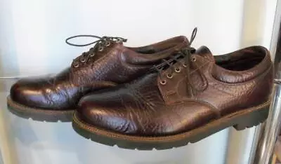 H.s. Trask Men's Dark Brown Lace Up Derby Shoes Size 11 M • $39.95