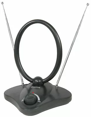 £24.95 • Buy Mercury Digital Indoor TV HDTV Aerial Amplified Television DAB/FM Radio Antenna 