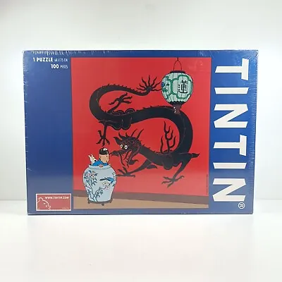 Tintin Puzzle 81528 The Blue Lotus 100 Piece 68x75cm Vintage 2002 New Sealed  • £32.99