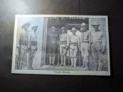 Mint USA Military Army PPC Postcard Mexican Revolution Tijuana Mexico • $150