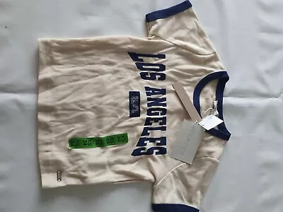 $30.10 • Buy Pull And Bear Pacific Republic Cropped Los Angeles Tshirt Size XS