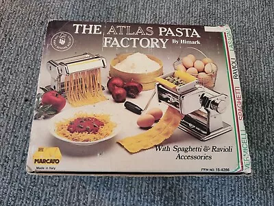 The Atlas Pasta Factory Roller Maker Machine With Ravioli Maker • $21.50