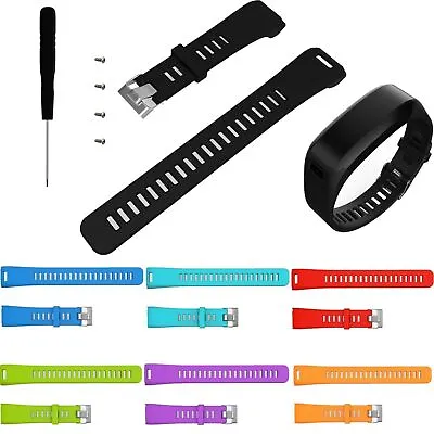 For Garmin Vivosmart HR Activity Tracker Silicone Wrist Strap Band Replacement • $13.06
