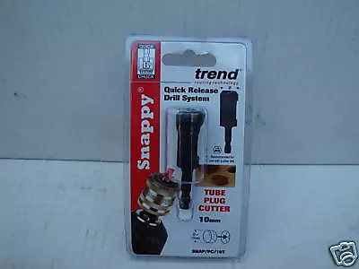 £19.89 • Buy Trend Snappy 10mm Tube Plug Cutter Snap/pc/10t