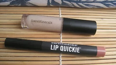 £8.79 • Buy Bareminerals  Moxie Lip Gloss /lip Quickie  Mini 2 Pc Set