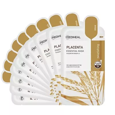 Mediheal Best Korean Sheet Mask - Placenta Essential Face Mask 10 Sheets • $19.95