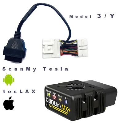 OBDLink MX + Tesla Model 3 Y OBD2 Adapter For Scan My Tesla All OBD2 Protocols • $240.90
