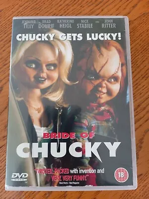 £7.99 • Buy Bride Of Chucky Dvd Childs Play 4 Rated 18 Retro Horror