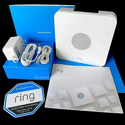 $119.95 • Buy Ring Alarm 2nd Gen Base Station Siren For Wireless Home Security Systems White