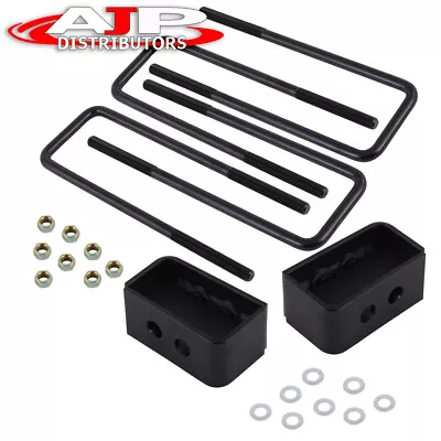 2.0  Black Rear Leveling Lift Kit Block For 2004-2020 Ford F150 F-150 4WD 2WD • $37.99